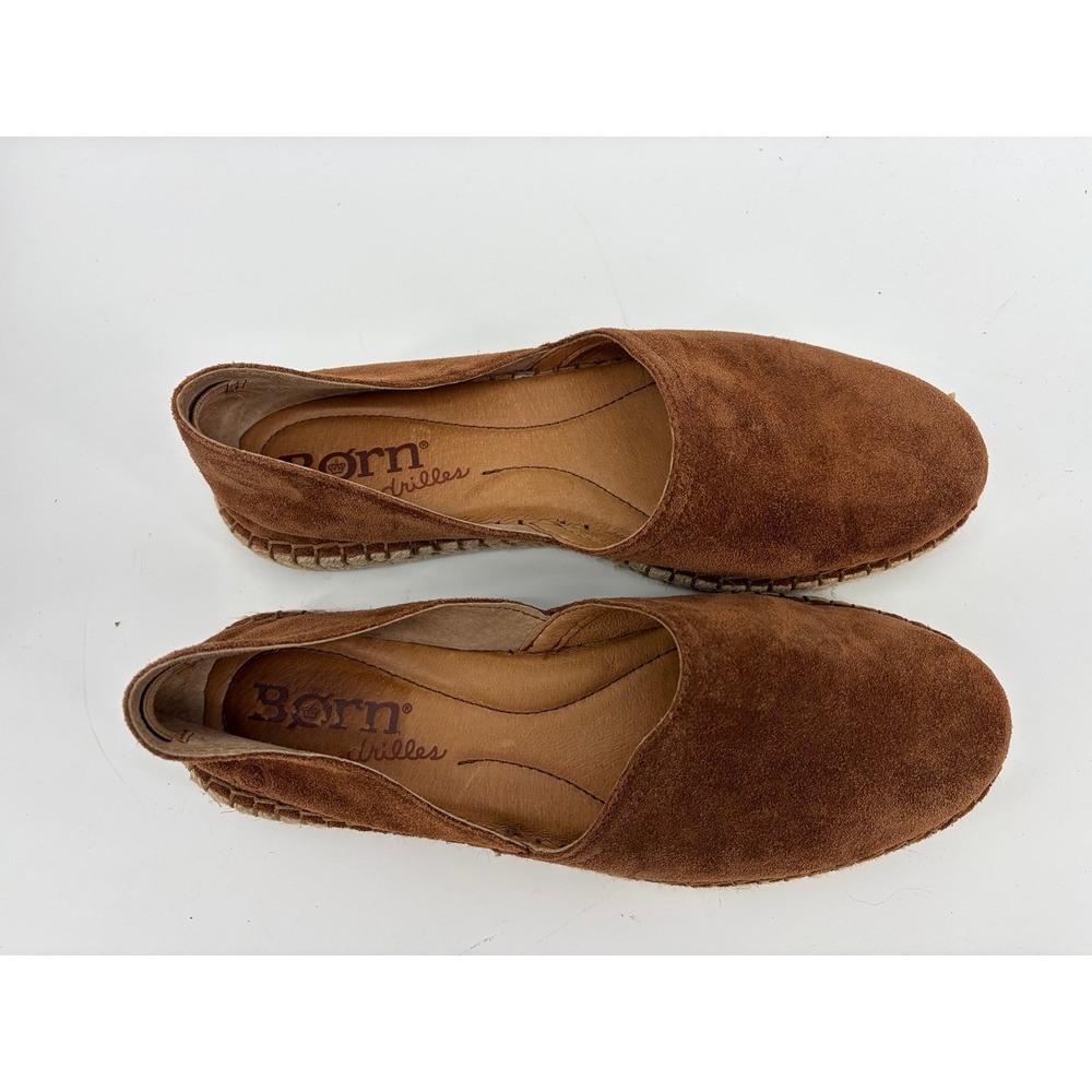 Børn, Brown Suede, Slip-On, Espadrilles, Women's Size 8, NWOT - Picture 5 of 7